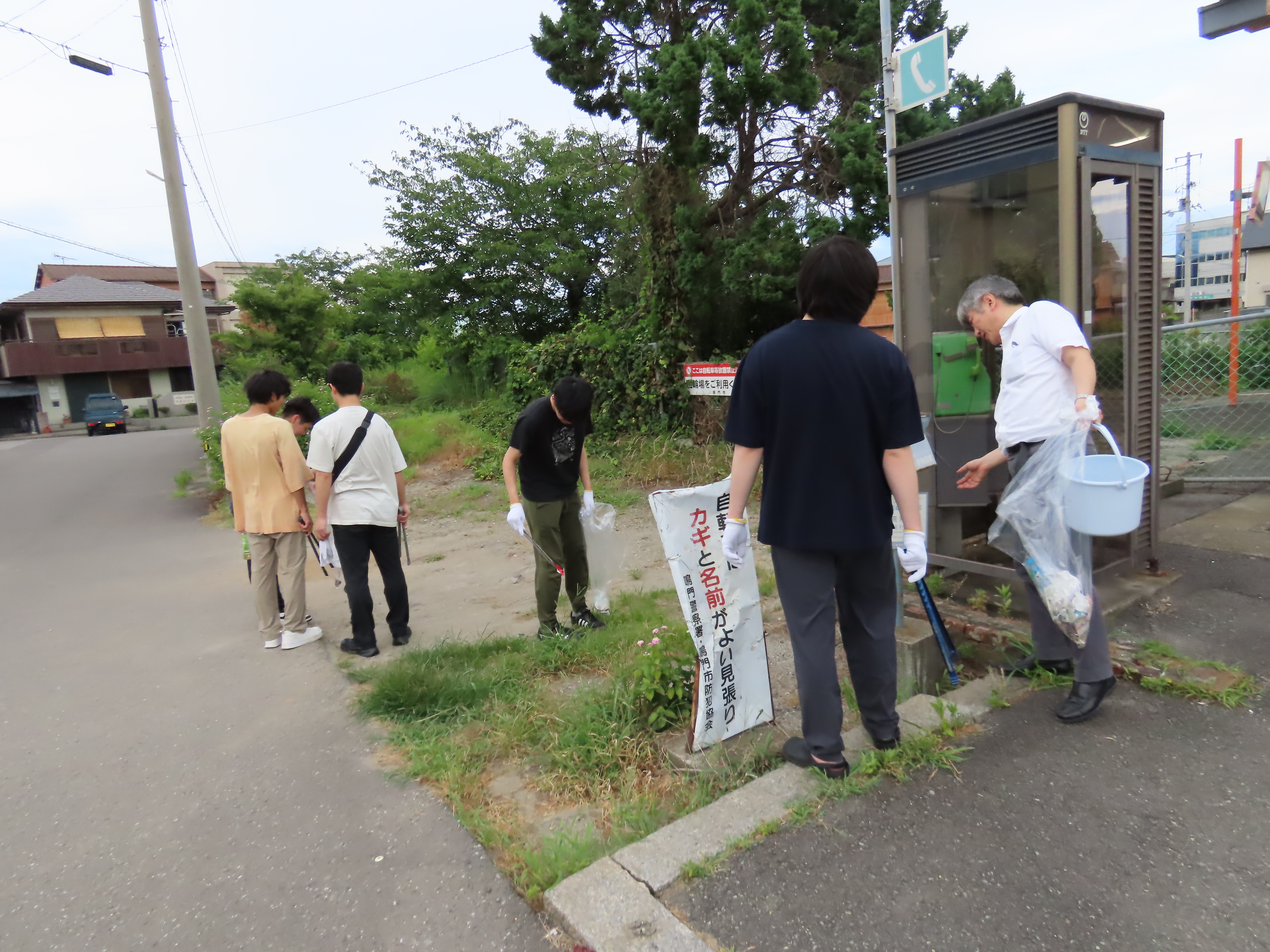 心の教育清掃活動②