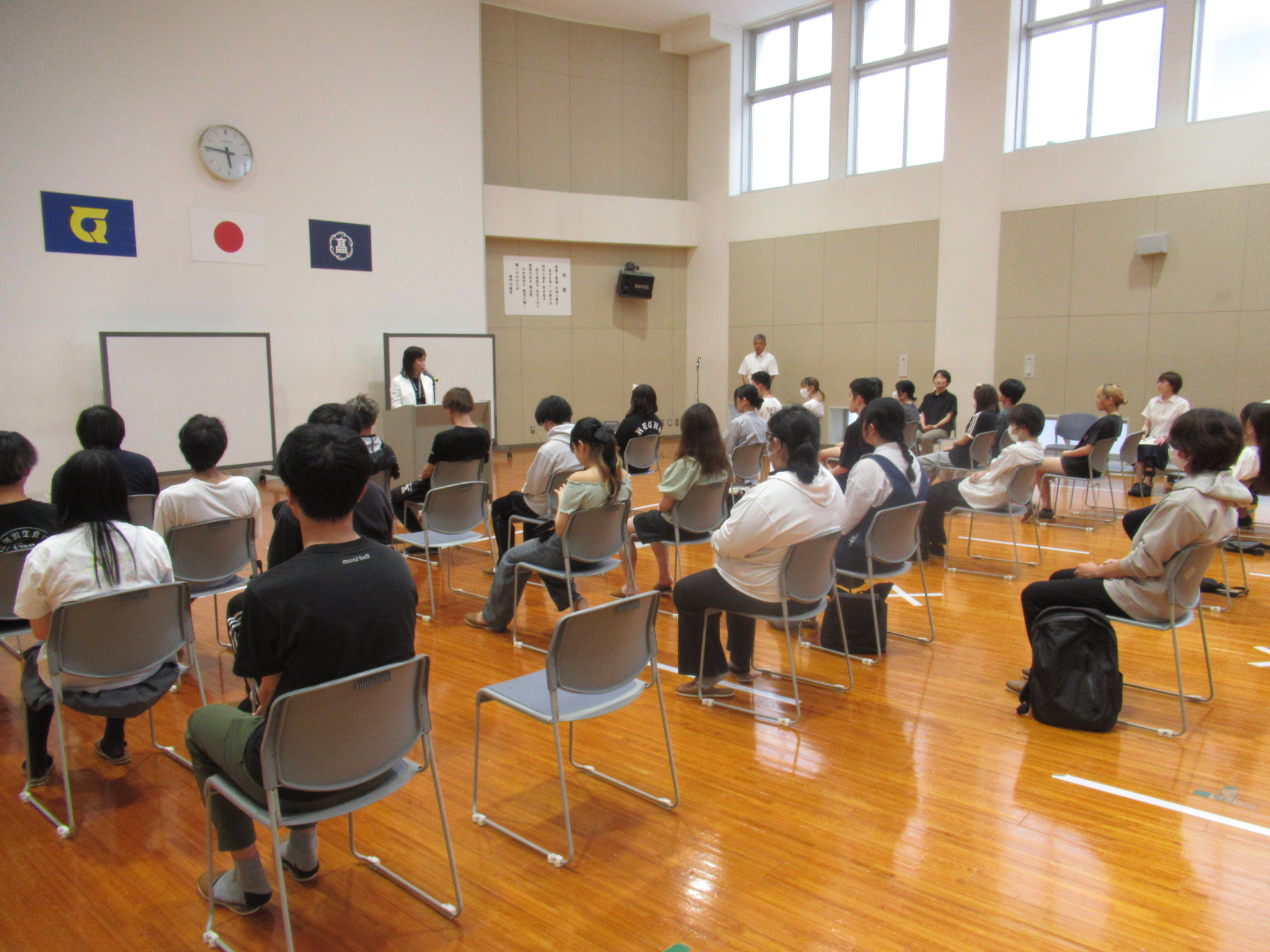 １学期終業式①