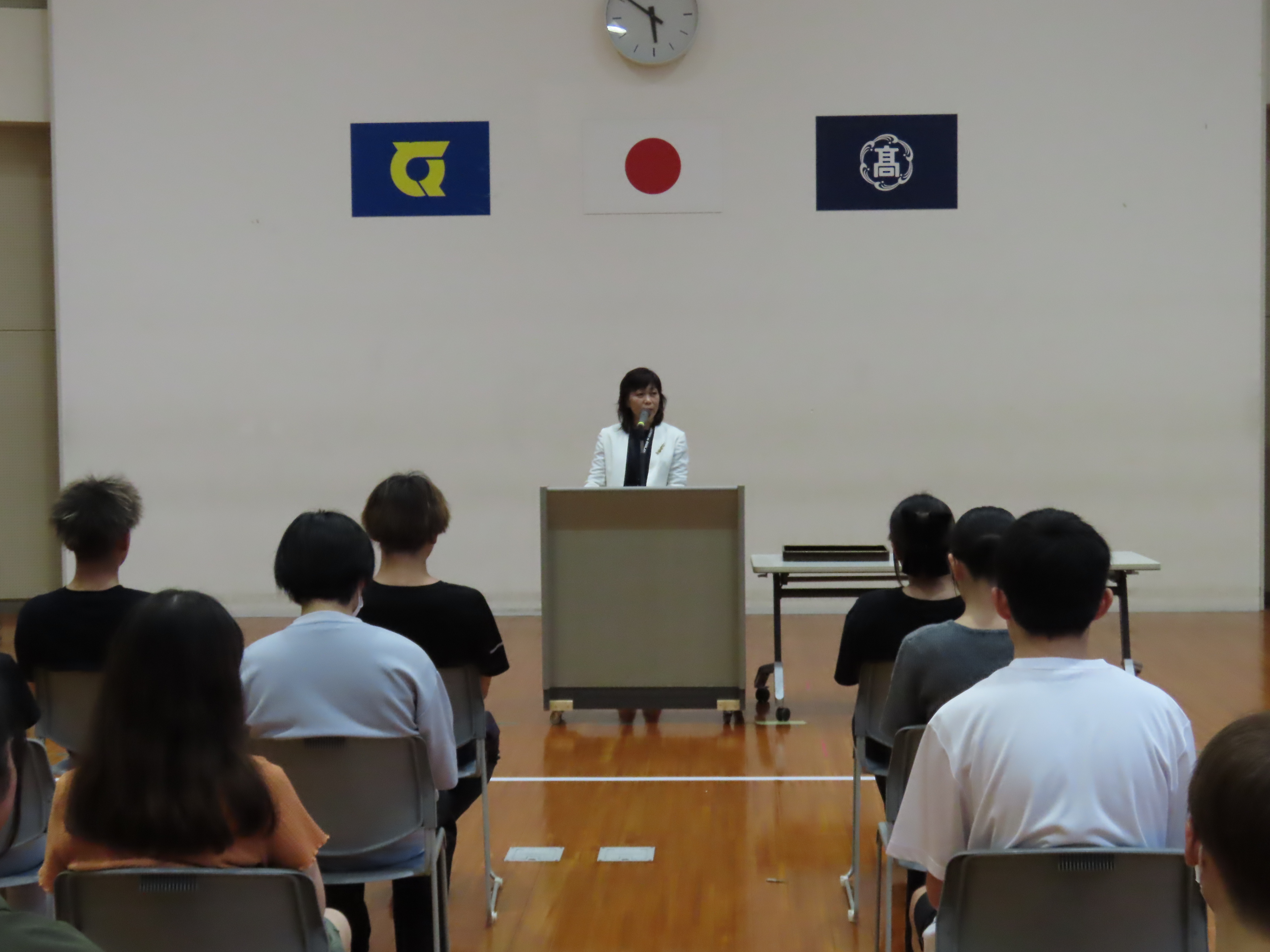 2学期始業式・表彰伝達、表彰披露②