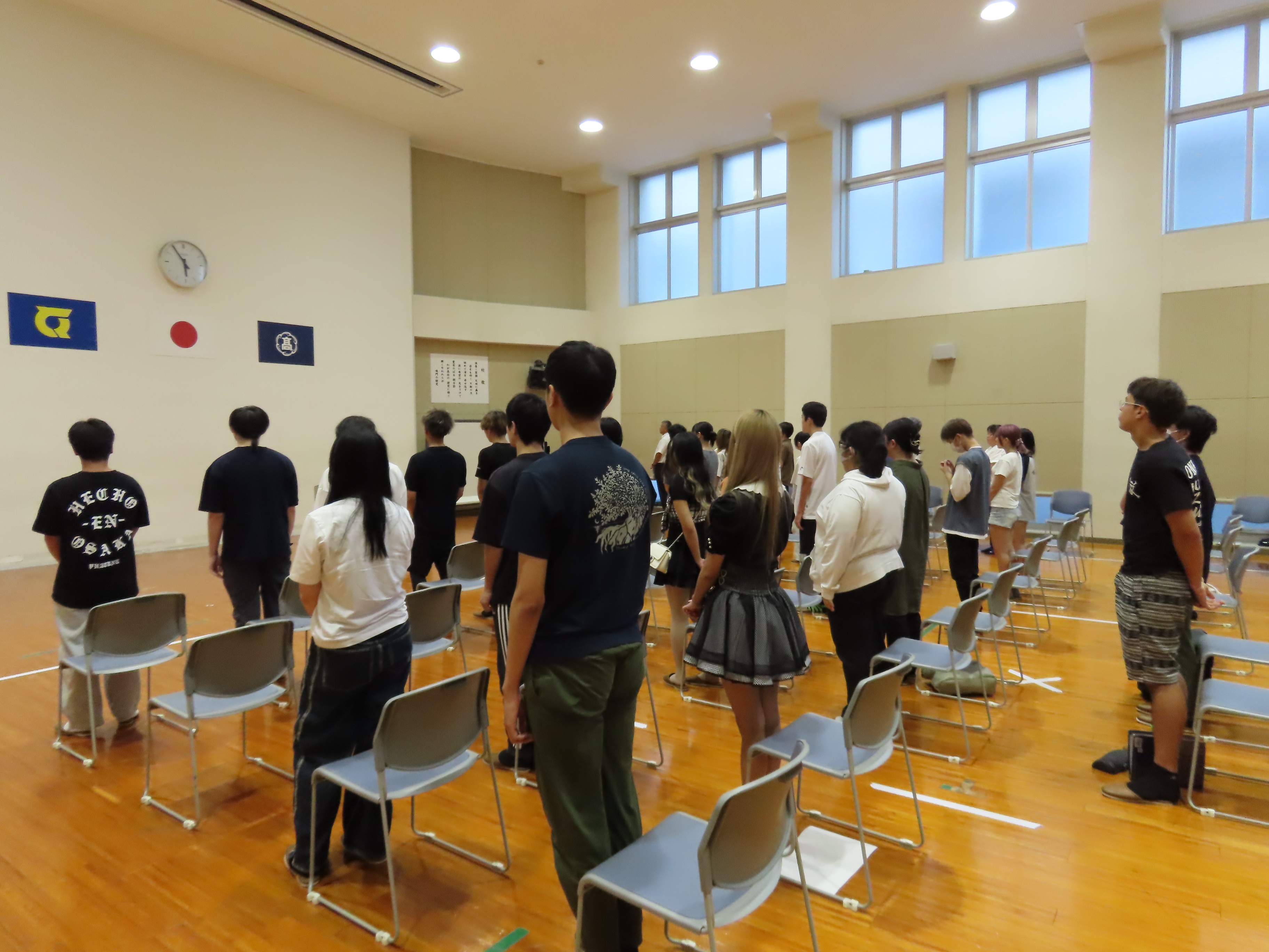 ２学期始業式・表彰伝達、表彰披露③