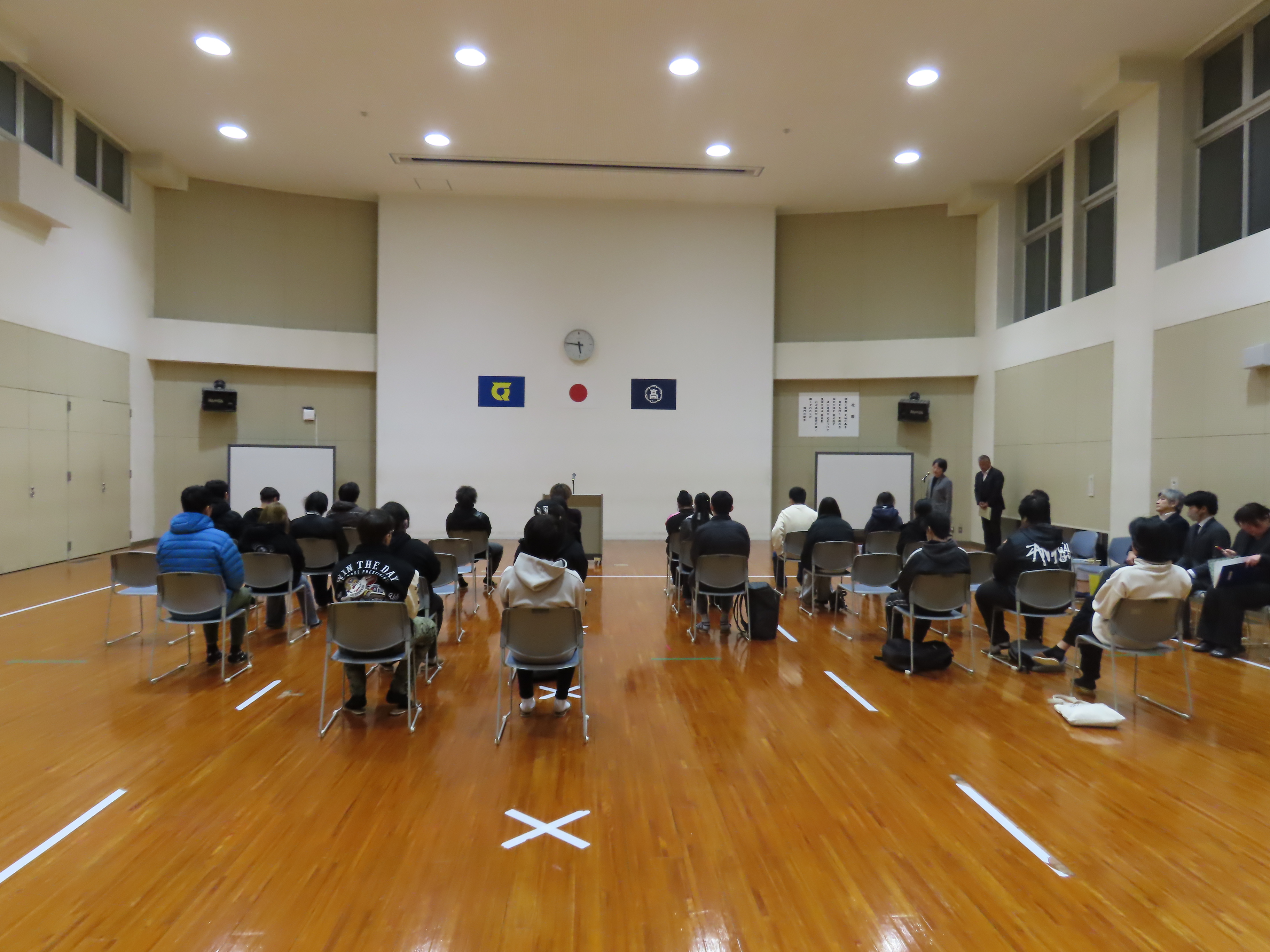 ３学期始業式①