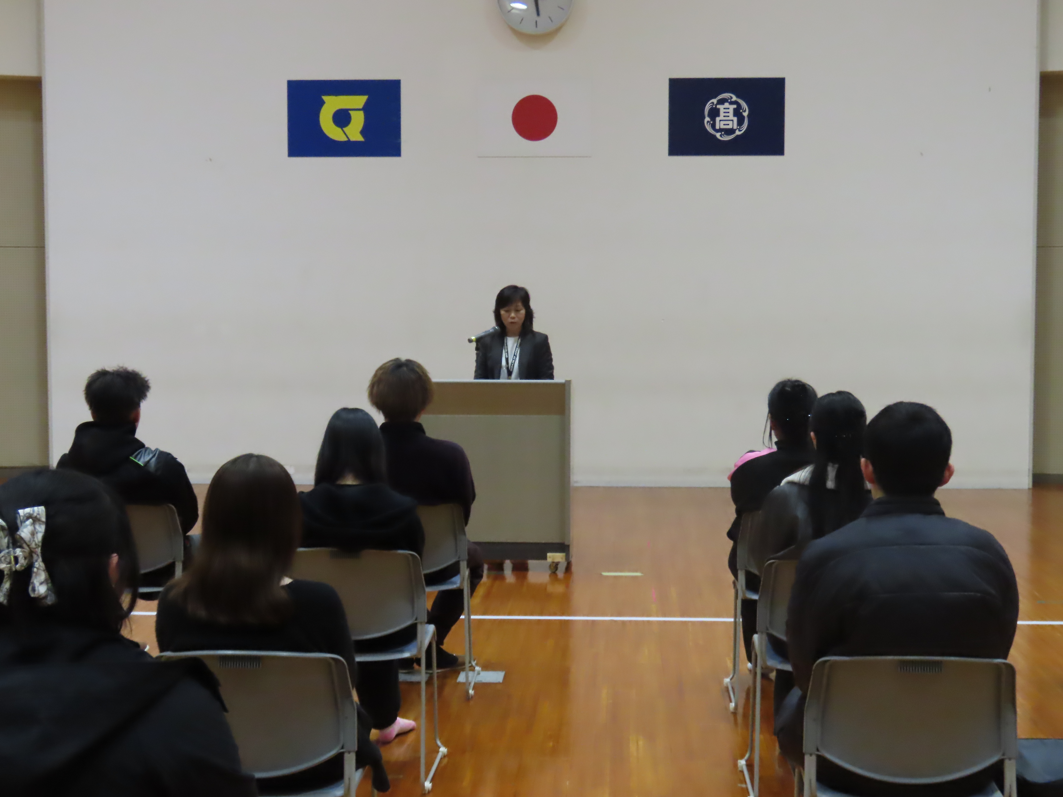 ３学期始業式②