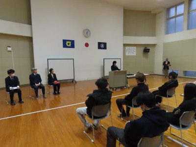 表彰伝達・賞状授与式・終業式・離任式⑧