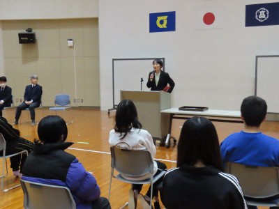 表彰伝達・賞状授与式・終業式・離任式⑨