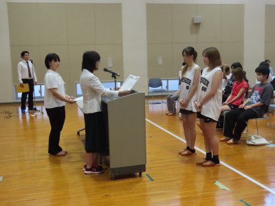 １学期終業式②