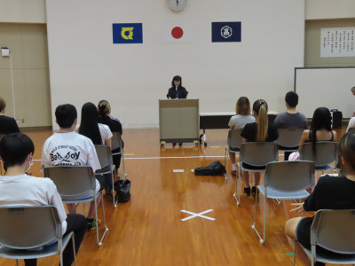 ２学期始業式①